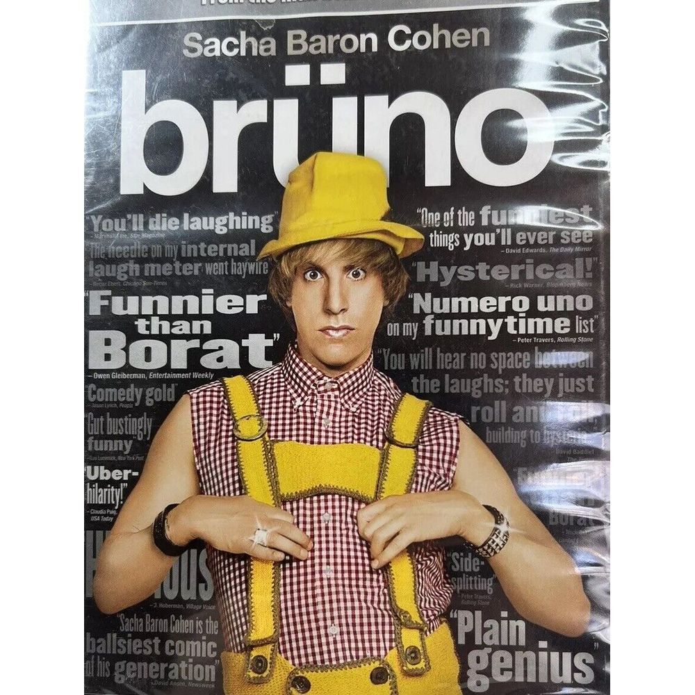 Bruno DVD Sacha Baron Cohen New Sealed Comedy Movie Borat Related‎ 2009